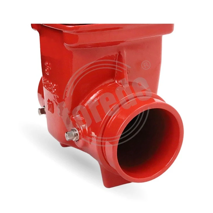 Groove End Rising Stem Stainless Steel Gate Valve