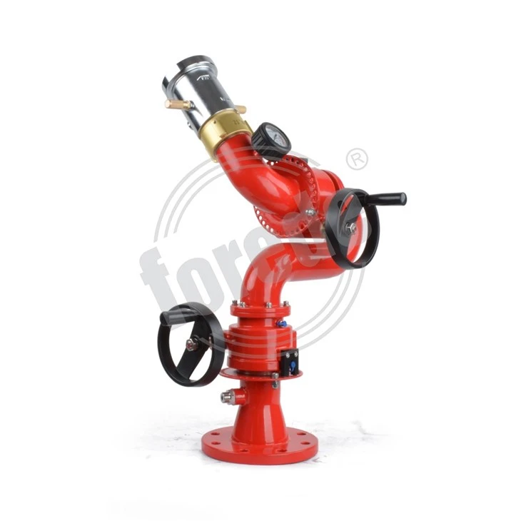 Manual Fire Monitor With SS304&Brass Nozzle factory
